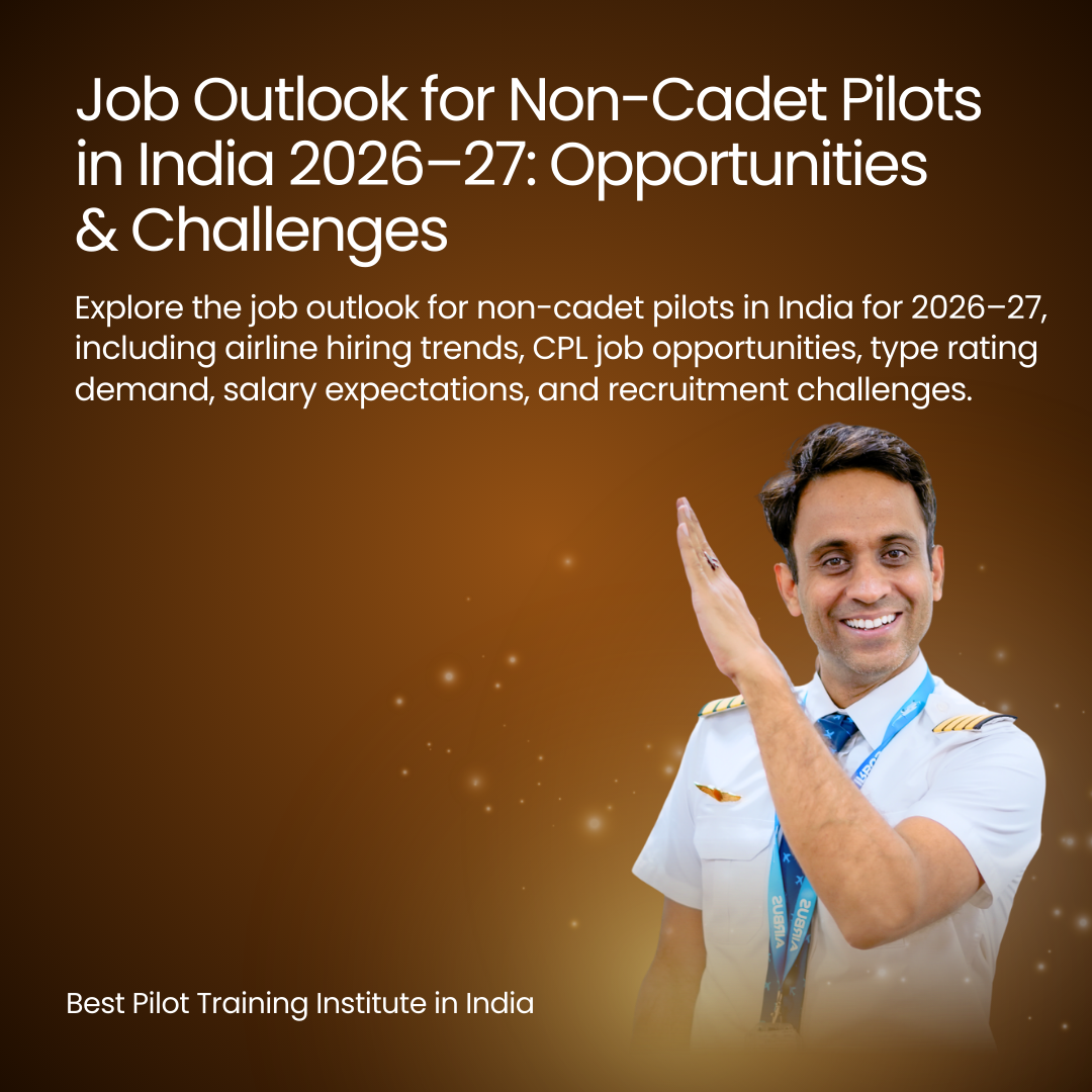 Job Outlook for Non-Cadet Pilots in India 2026–27: Opportunities & Challenges